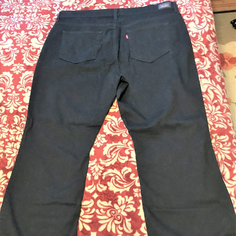 SOLD. LEVI’S 512 Women’s Plus Size 22 Blk Jeans - Picture 5 of 8